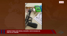 Homem é preso com drogas, munições e moto roubada na zona sul de Teresina 08 05 2023