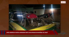 Após denúncia, Polícia apreende moto adulterada em Betânia do Piauí 03 05 2023