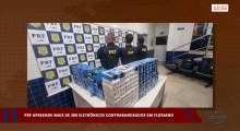 PRF apreende mais de 200 eletrônicos contrabandeados em Floriano 19 04 2023