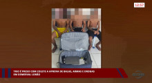 Trio é preso com colete à prova de balas, armas e drogas em Demerval Lobão 20 04 2023